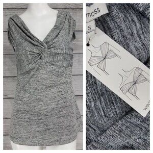 NEW Ella Moss Anthropologie S Ava knit top Wear 2 ways - on & off shoulder $70